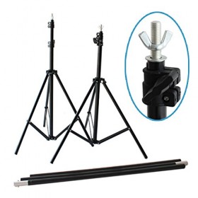 Studio Background Stand Support Tripod 2 x 2 M Portable Handle Kit 200 CM